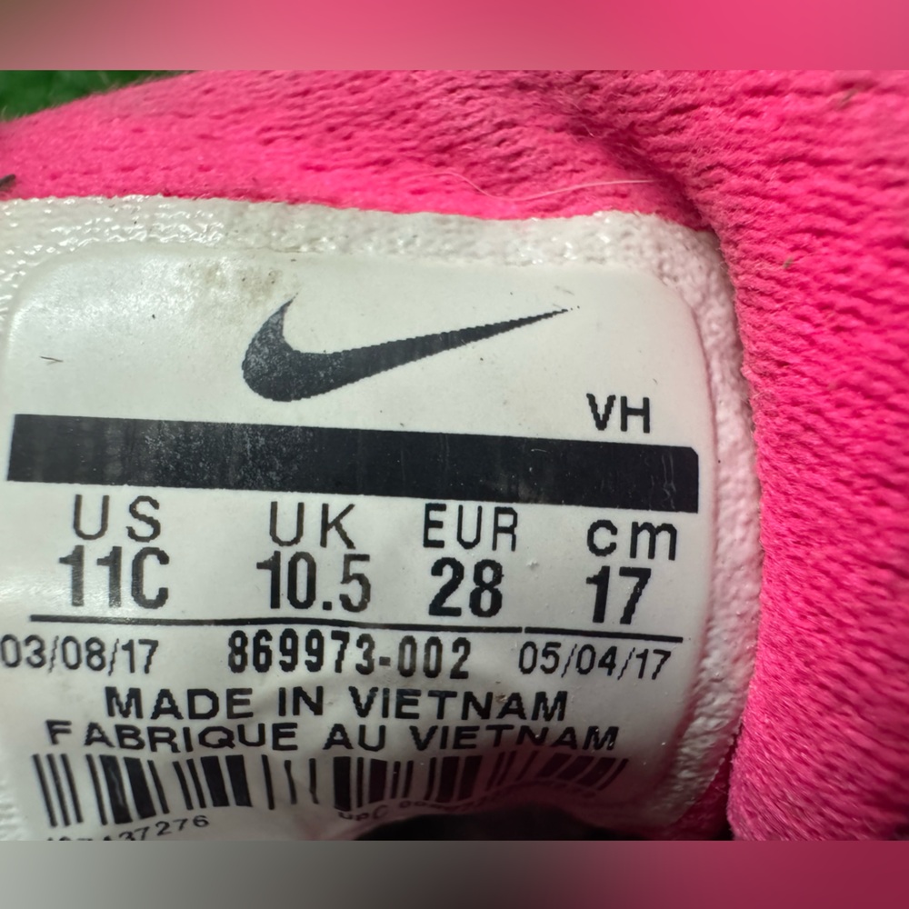 Nike : Girls Downshifter 7 PS Running Shoe Blakck/Pink ( 11 C US Little Kid) - Picture 2 of 8